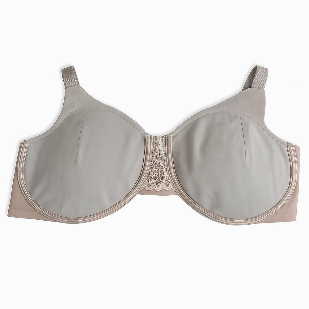 Vanity Fair Full Coverage Underwire Bra Taupe Gray Women’s 36H Lace Support